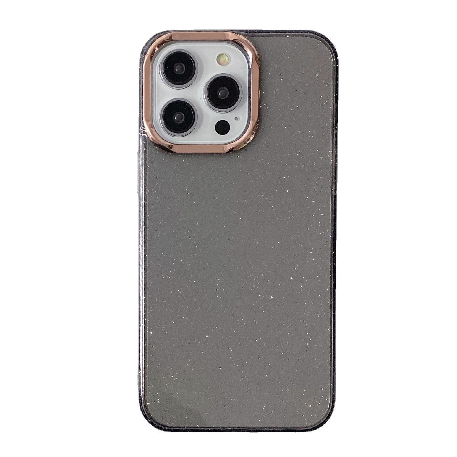 

Оптовый iPhone16 с золотисто-розовым глиттером и чехлом для телефона «Звездное небо», полностью закрывающий корпус с воздушными подушками на четырех углах для iPhone 15, применимо iphone 12