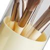 Makeup Brush Holder Organizer with Lid Liftable Dustproof Makeup Brushes Container for Vanity