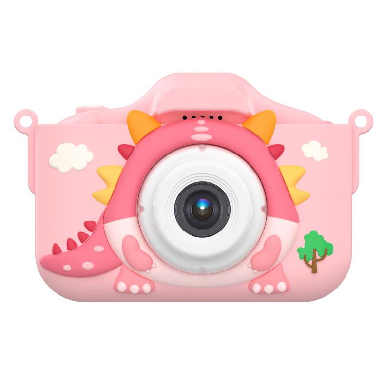 Children's Dual Lens Cartoon Digital Camera with Selfie, Video, Game, and Music Features