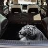 1Pcs White Tiger Black White Car Trunk Mat with Anti Slip Cargo Liner Waterproof Rear Storage Protector Floor Mat for SUV Sedan