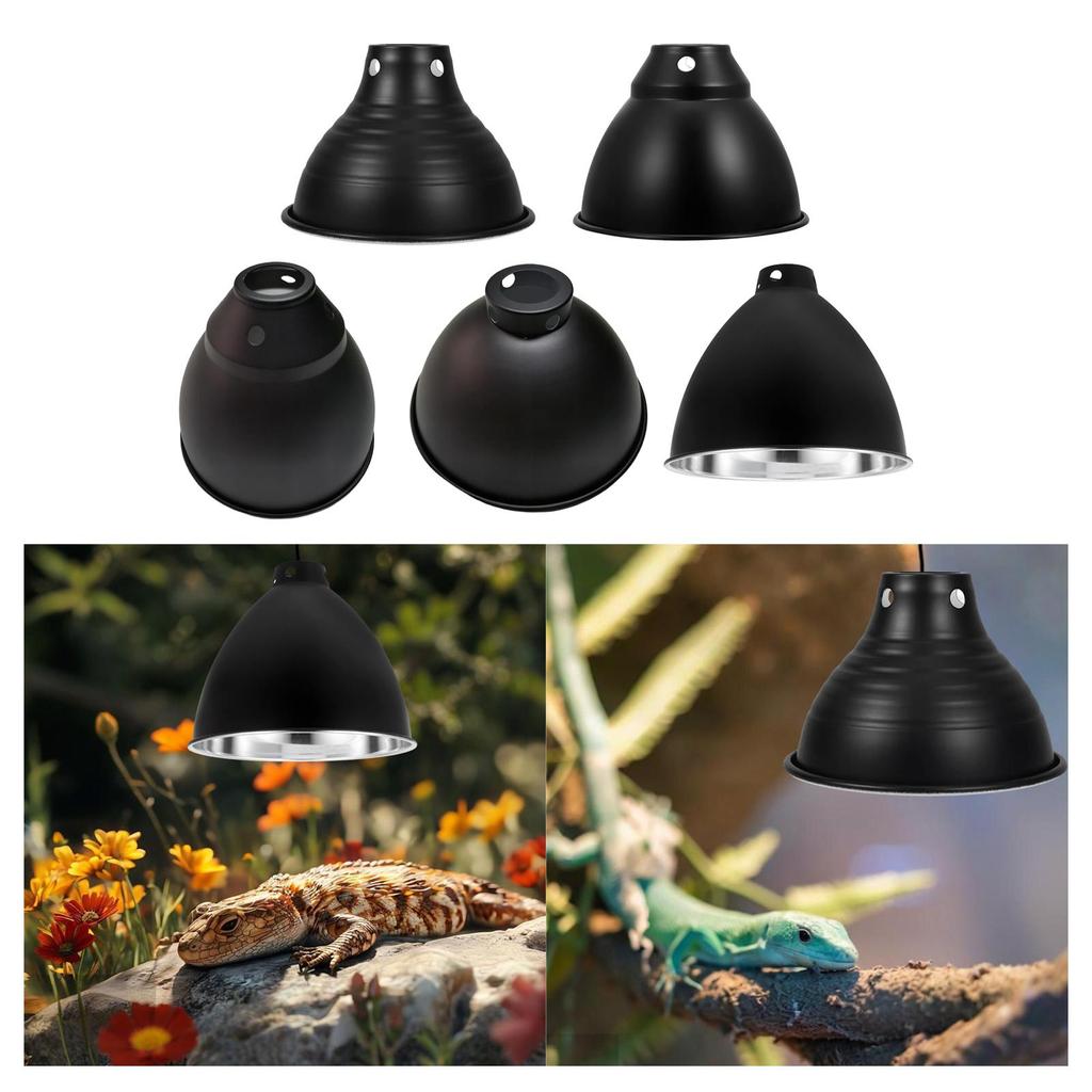 Reptile Dome Lamp Cover Aluminum Lampshade Replacement Accessories for Turtles