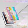 For Samsung Galaxy Tab S11 Ultra Kickstand Case TPU PC Silicone Tablet Cover with Shoulder Strap