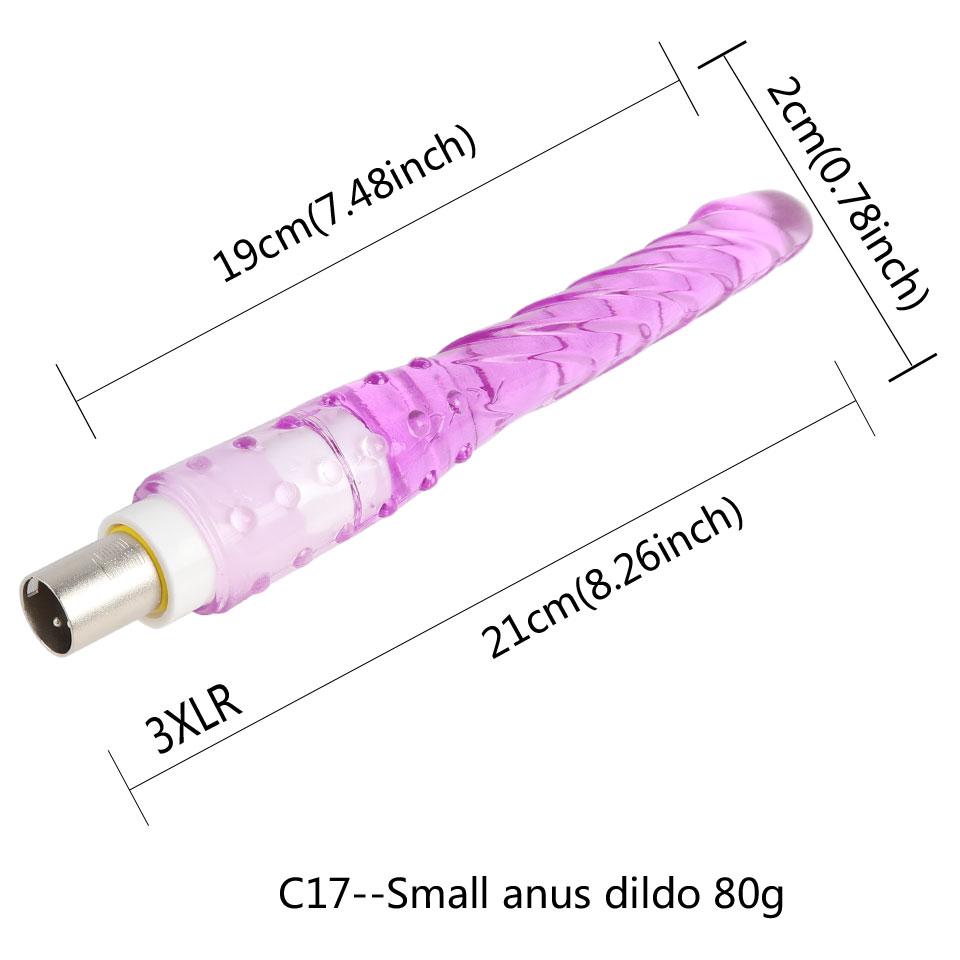 FREDORCH Sex Machine Attachment 3XLR 3PRONG Attachment Dildo For Women and Men Sex Masturbation Love Machine Dildo Sex Toys