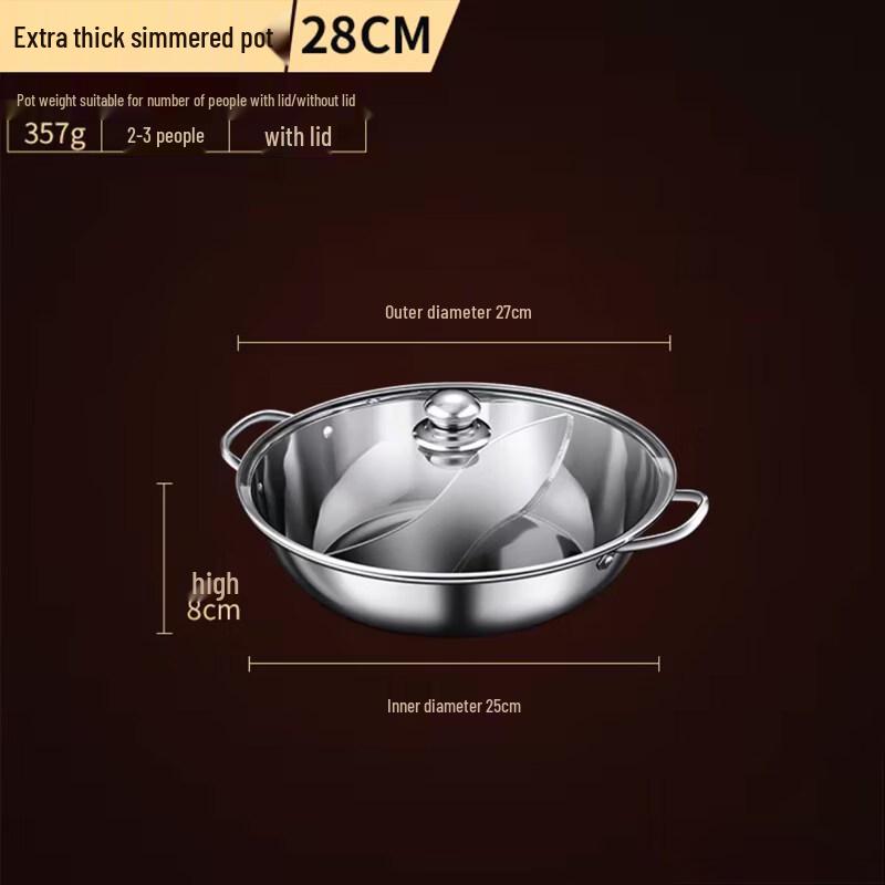 

Yuzhuxun Stainless Steel Divided Hot Pot