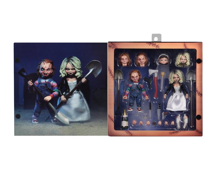 NECA Child's Play 2 Chucky & Tiffany Movable Doll Set