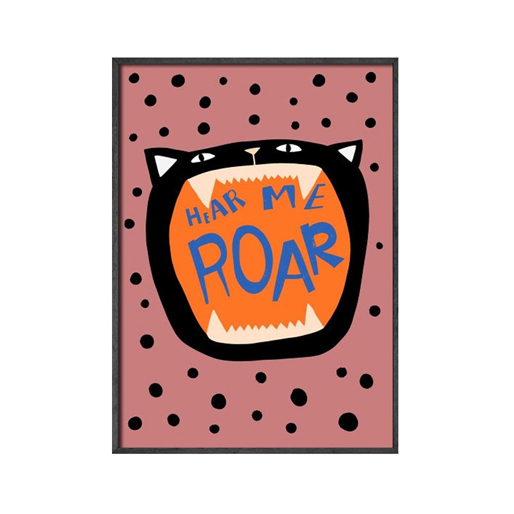 Feminist Cartoon Art Print Painting Motivational Quote Positivity Self Care Canvas Posters Girls Room Wall Home Decor Pictures