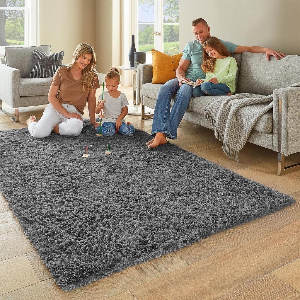 Area Carpets Are Suitable For Living Rooms And Bedrooms. They Are Anti-Slip, Fluffy And Soft Carpets For Home Decoration