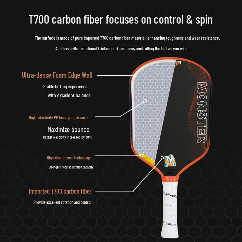 Monsterplanet Gomora Series Pickleball Racket