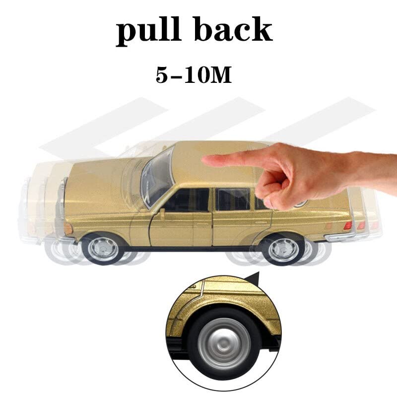 1/36 Scale Die-Cast Benz 1981 Model 280E with Openable Doors & Pull Back Action