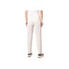 Adidas Originals Couleur Unie Logo Brodé Cordon de Serrage Jambe Droite Pantalon de Sport Bas Femme Blanc HF7542