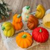 Pumpkin Candle Mould Halloween Silicone Molds Ornament Molds Castings Molds Plasters Molds for Home Decoration