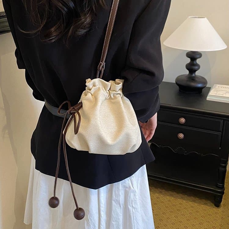 Drawstring lucky bag small bag shoulder messenger women's bag