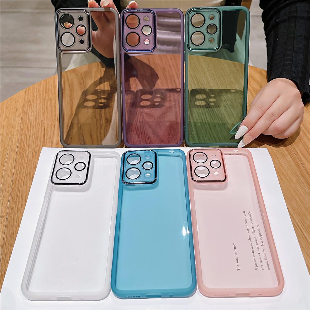Transparent Silicon Phone Case For Xiaomi Poco X5 X3 Redmi Note 12 Pro 5G 11 10 11S 10S 12C 10C A1 Plus Camera Protection Cover