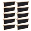 10 Set Beehive Frames Foundations Kit Honey Bee Frames with Beeswax Coated Food Grade Foundation