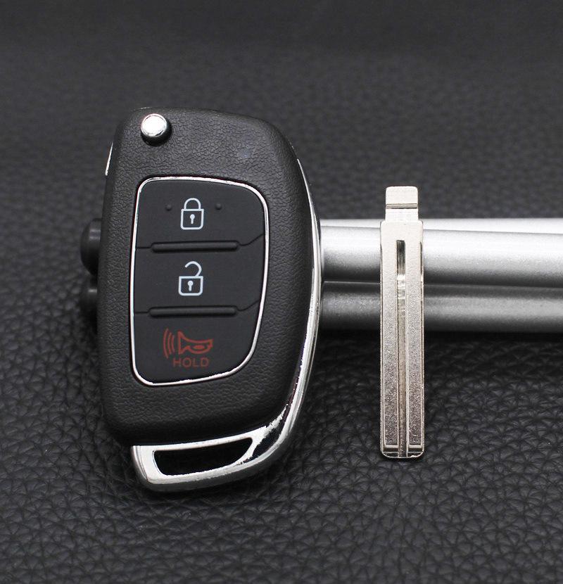 Modern Kia Key Shell for Tucson, New Santa Fe, Elantra, Langdong, IX25 - Remote Control Replacement