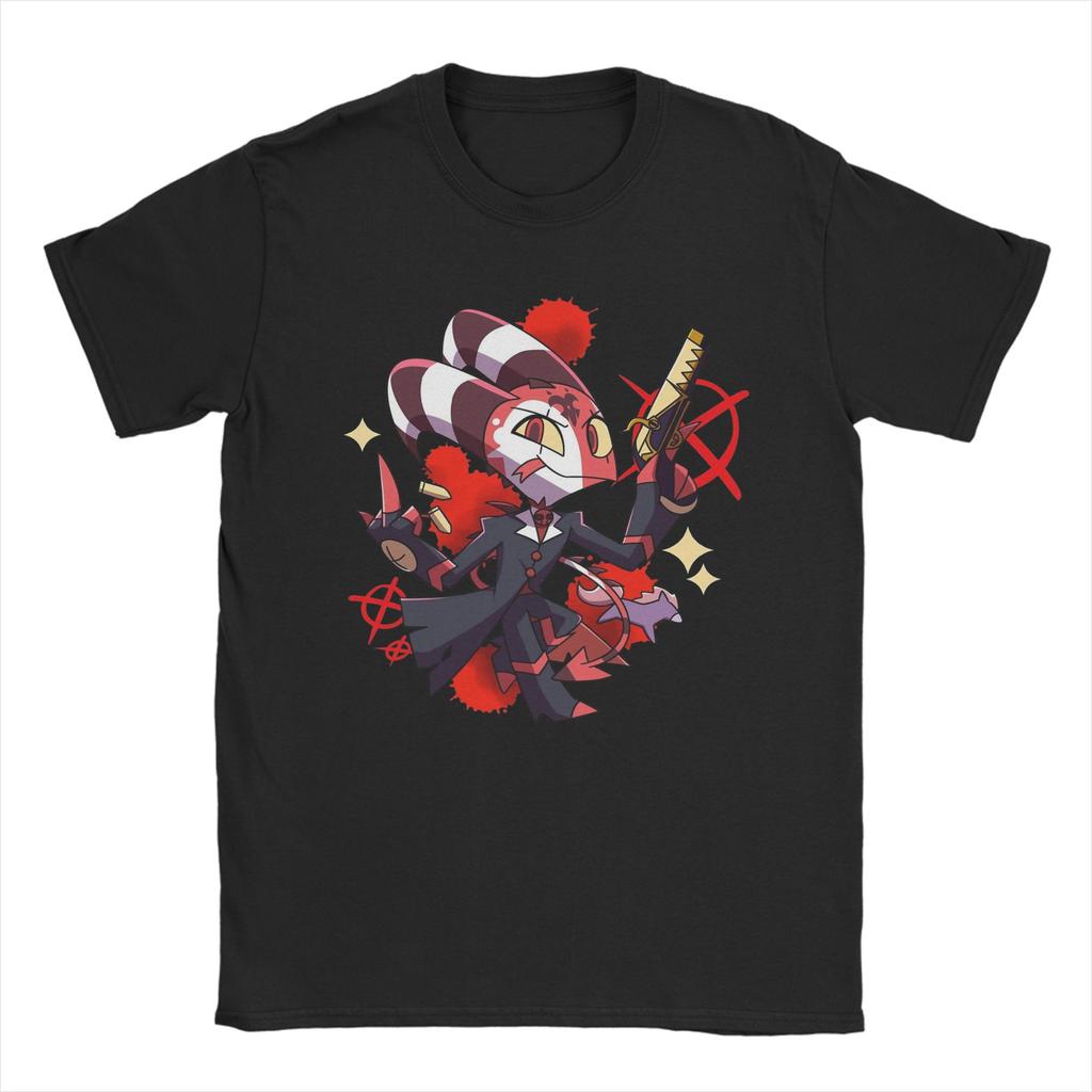 Mens TShirt Helluvas Bosses Cartoon Novelty Cotton Tee Shirt Short Sleeve T Shirts Crewneck Clothes Plus Size