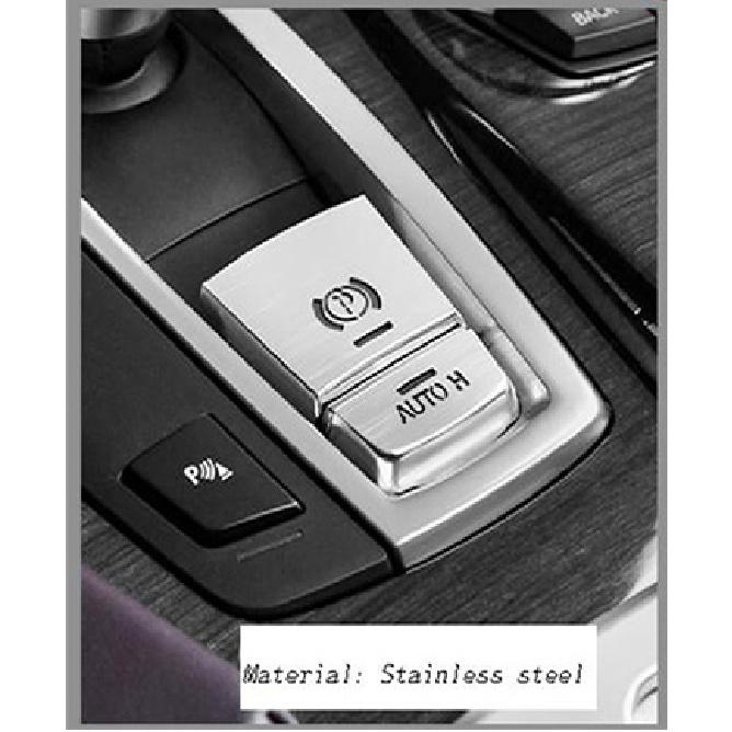 Auto Styling Zentrale Handbremse H-Taste Abdeckung Metall Aufkleber Trim Für BMW 5/6/7 Serie F10 GT F07 X3 f25 x4 F26 X5X6