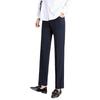Year-Round Maternity Straight-Leg Suit Pants - Professional Plus Size with Velvet Option