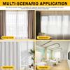 5M Flexible Bendable Curtain Track Bedrooms Balconies Bathrooms Room Divider Ceiling Silent Track Home Window Decor Accessories
