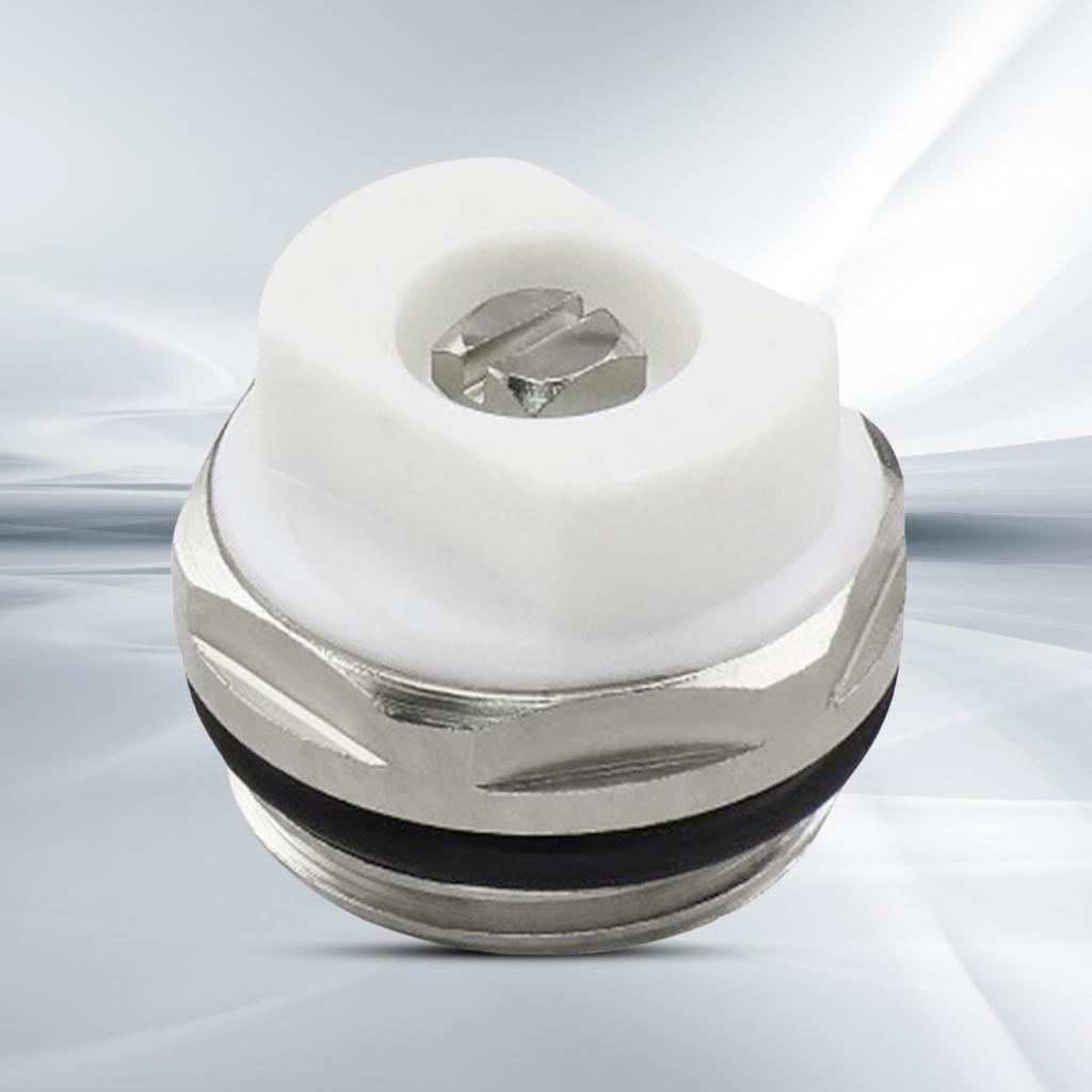 Balení 6 ocelových odvzdušňovacích ventilů radiátoru 1/2 palce Odvzdušňovací ventily Snadná instalace Odvzdušňovací ventily radiátoru Odvzdušňovací ventily radiátoru