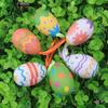 6pcs Easter Colorful Eggs Decoration Hanging Ornaments for Easter Tree Spring Party Supplies Home DIY Craft Kid Toy Gift