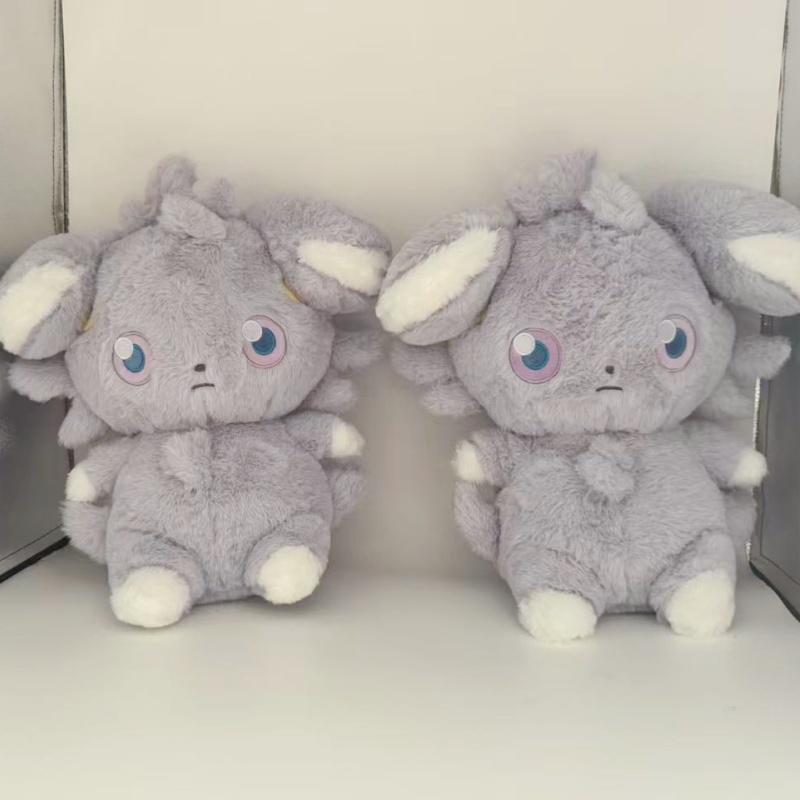 Lovely Plush Soft Hug Series Espurr Mega Meowstic Doll Gengar Mewtwo Pikachu Greninja Psyduck Lapras Toy Fluffy Kids