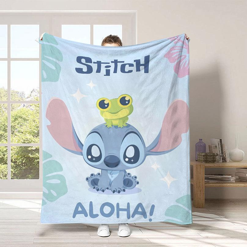 Couverture Dessin Animé Stitch Couverture Peluche Mignonne Stitch Couverture Quatre Saisons