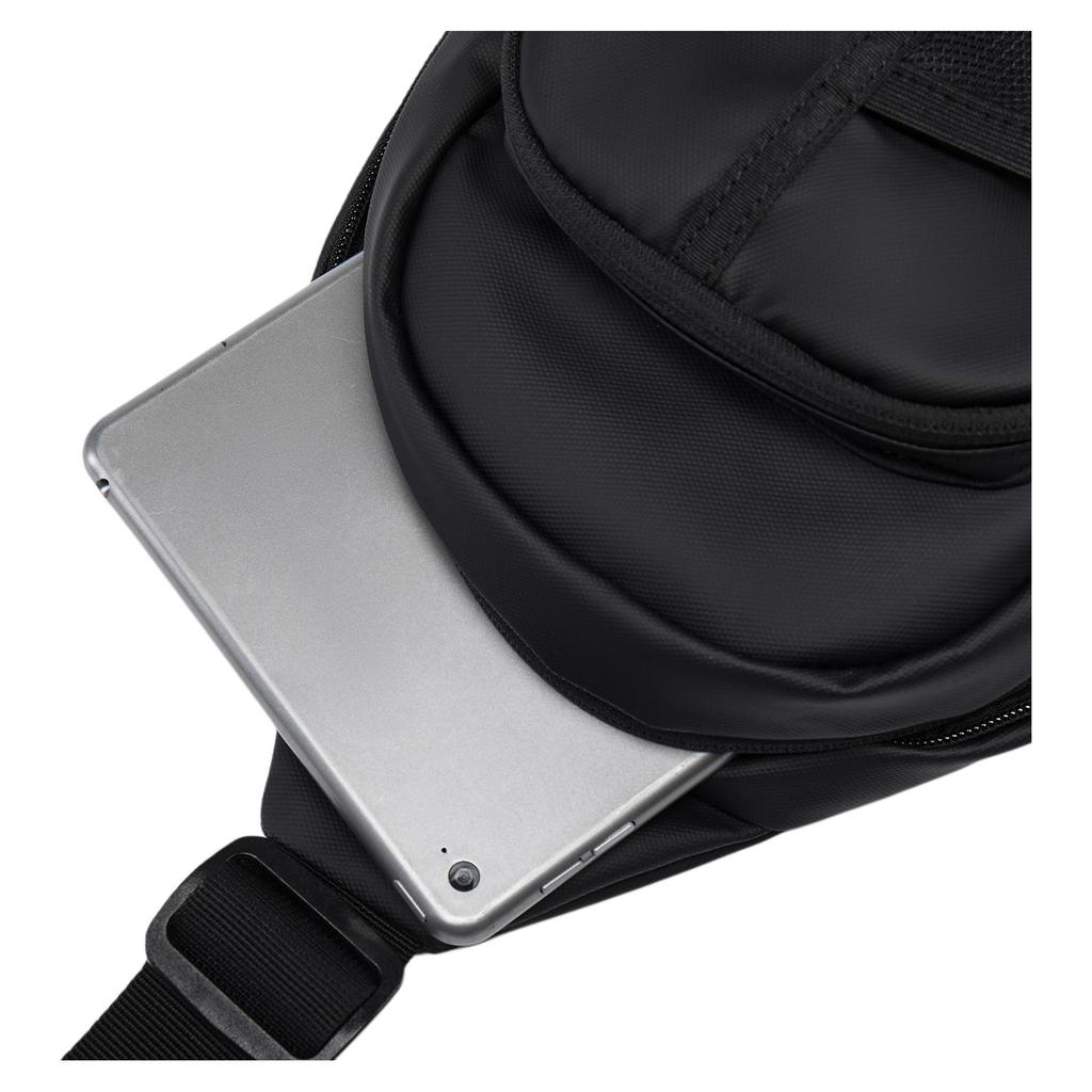 New LiNing Polyester One Shoulder Crossbody Bag, Sling Bag Regular Unisex Black ABDV285-1