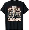 July 4th 1776 National Champions America 250th Anniversary T-Shirt S-3XL