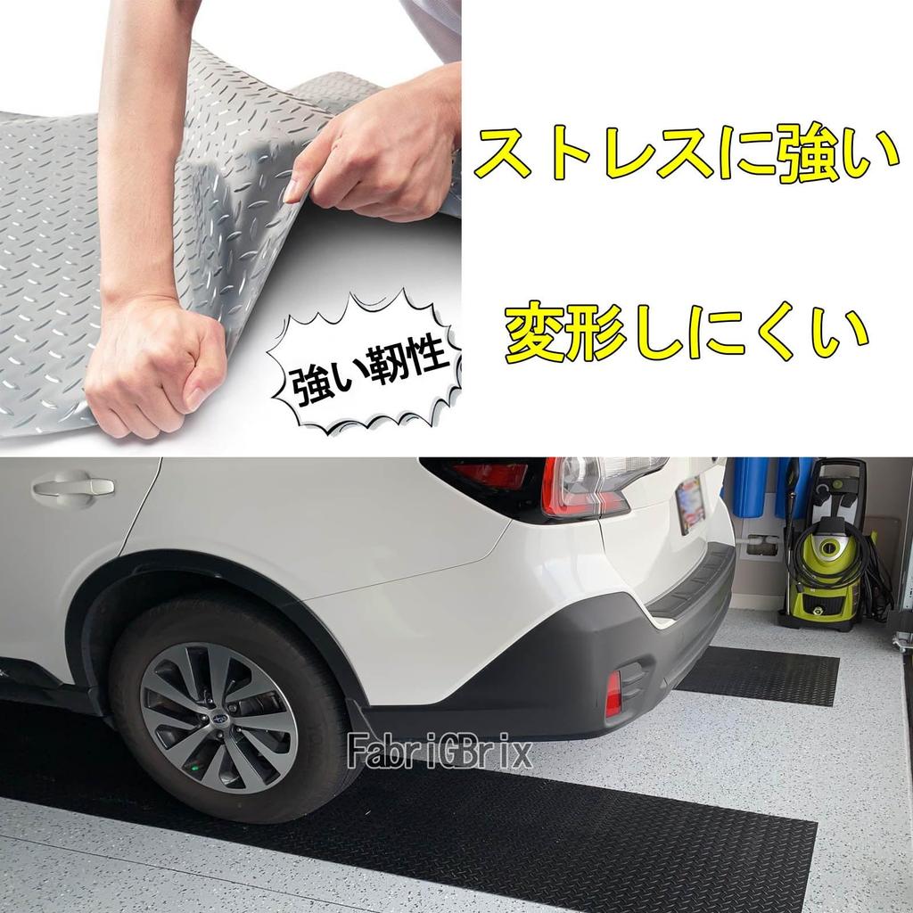 FabriGBrix Light Truck Rubber Sheet Rubber Garage Mat 100 x