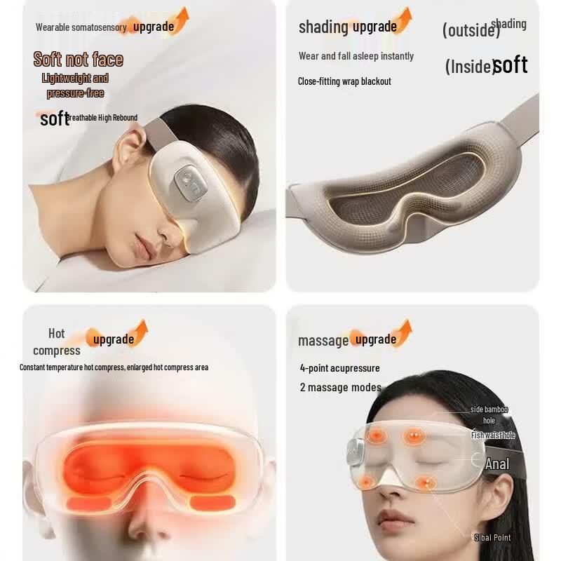 BEAR Heated Eye Massager Mask CN Plug (adapter Included)