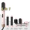 Cross-border Exclusive 5-in-1 Hair Dryer & Styling Comb with Detachable Nozzle and Self-Suction Curling Iron