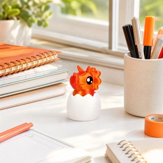 Dinosaur Egg Fidget Clicker, 3D Printed Cute Dinosaur Clicker, Keyboard Fidget Toy, Stress Relief Toy for Office Desk Students