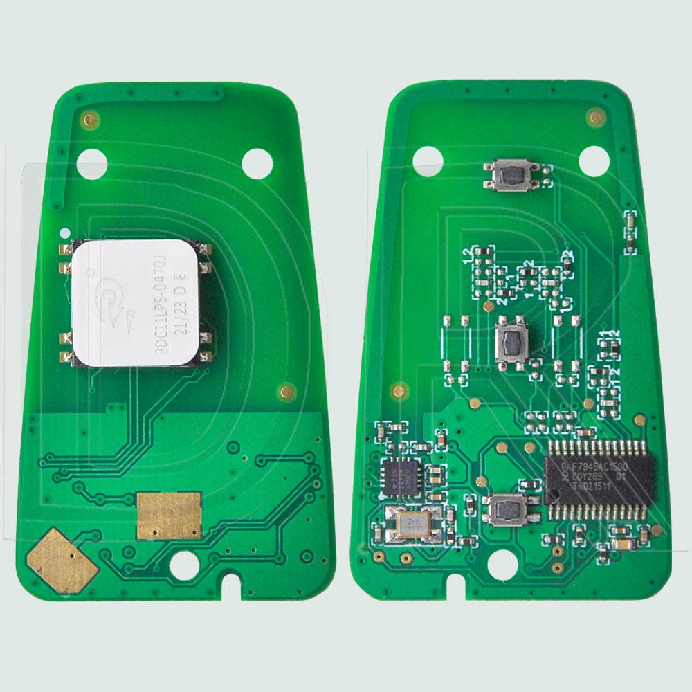 Llave Remota de Coche de Proximidad DR ID46/4A PCF7945/53 433MHz Para Peugeot 208 301 308 508 3008 5008 Citroen C3 C4 C4L C5 Picasso DS5 DS6