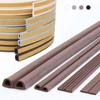 New Foam Door Seal Strip D/E/I/P Type Flexible Weatherstrip Windproof Soundproof Seal Stopper Door