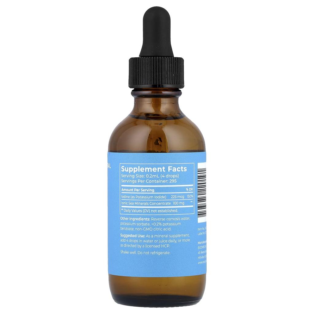 Iodine Liquid Mineral, 59Ml(2Fl Oz)