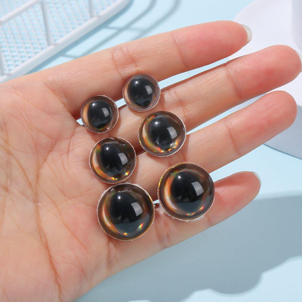 12/15/18mm Cat Eyes DIY Eyes with Eyelashes  Animal Supplies  Accessories 3D Eyes