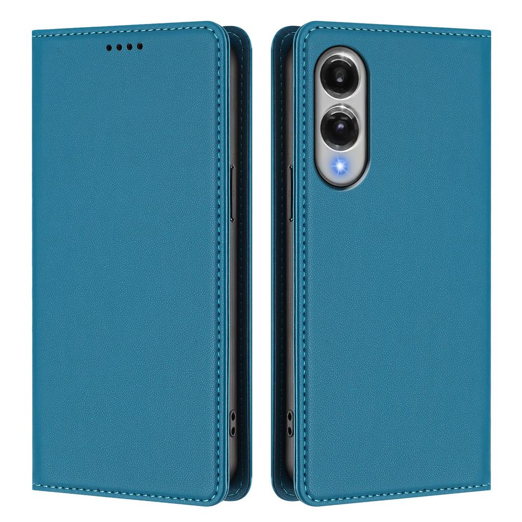 For Samsung Galaxy S25 Edge Leather Wallet Case Magnetic Closure RFID Blocking Phone Cover