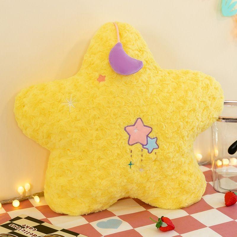 Cozy Moon And Star Plush Doll For Girls Hypoallergenic Stuffed Animal Soft Toy