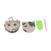 Colorful DIY  Painting Coasters Cartoon DIY Cat Tablemat  Home Decor