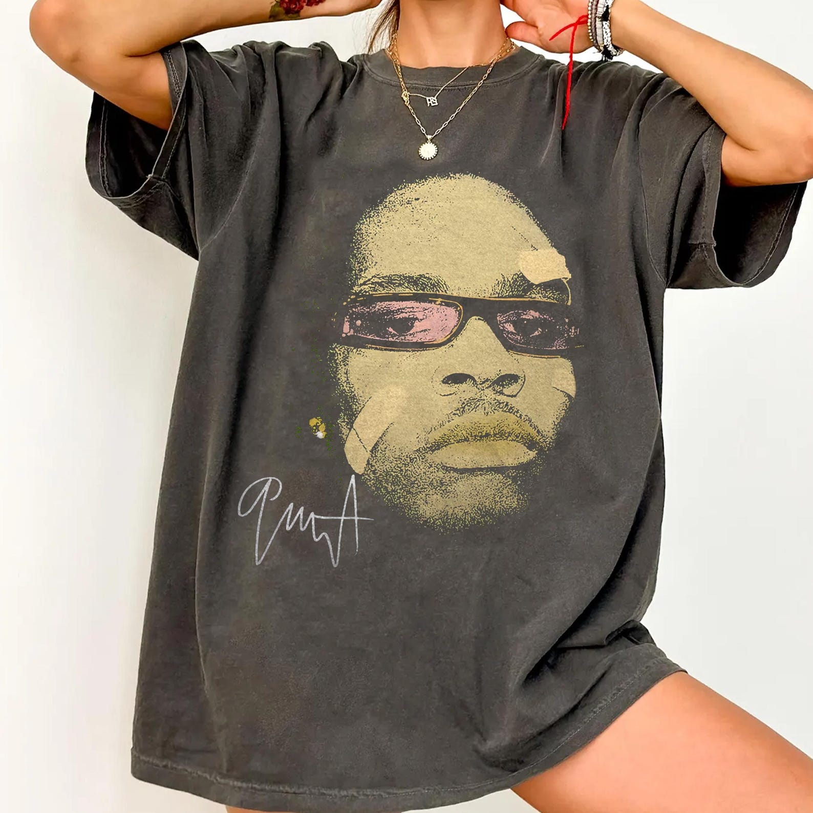 Comfort Colors Gunna Rap Shirt Tee, Vintage Rap Tee Gunna Hip Hop Graphic Print T-Shirt S
