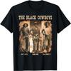 Svart Cowboy Western Rodeo Melanin Svart Historie Texas Menn T-skjorte(12)