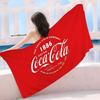 C-Coca C-cola Vintage Logo Mikrofaser Bedrucktes Strandtuch Bergsteigen Yoga Strand Schwimmen Laufen Saugfähiges Weiches Handtuch