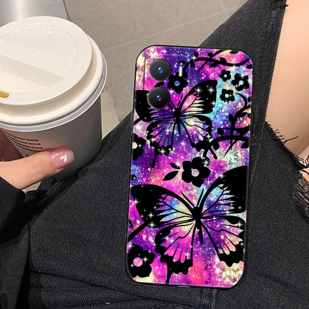 Beautiful Stylish Butterfly Phone Case For VIVO V60 V50 V40 LITE S1 V17 V20 SE V21 V23 V23E V25 V25E V27 V27E V29 V29E V30 Case
