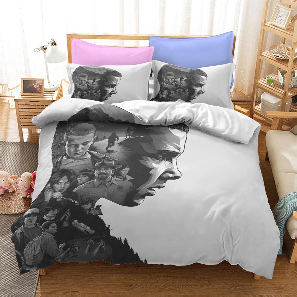 Kit de literie Série Stranger Things Taille Ensemble trois pièces