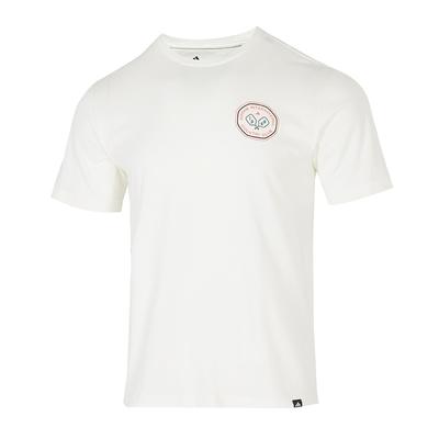 SS25 Casual Round Neck Fashion Short Sleeve T-Shirt Men Tops White JN2512