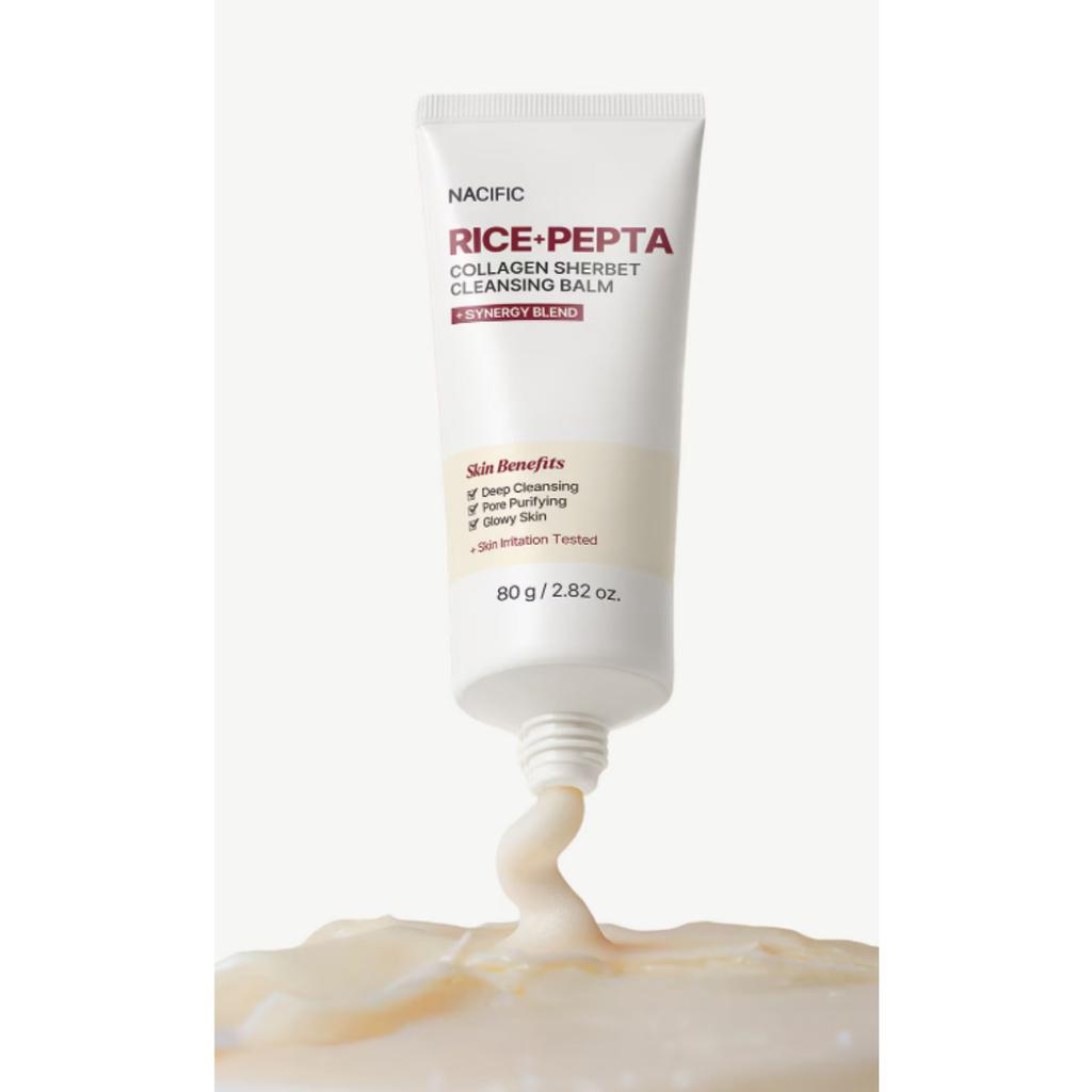 Nacific Rice Pepta Collagen Sherbet Cleansing Balm 80g x 2
