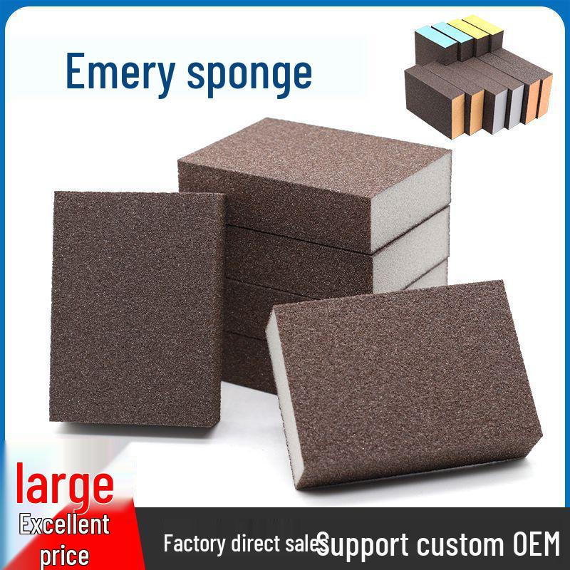 Magic Eraser Emery Sponge: Rust Remover & Descaling Kitchen Cleaning Brush