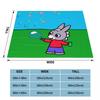 Trotro Cartoon Blanket Cute Fleece Throw Blanket Home Couch Printed Soft Warm Bedspread