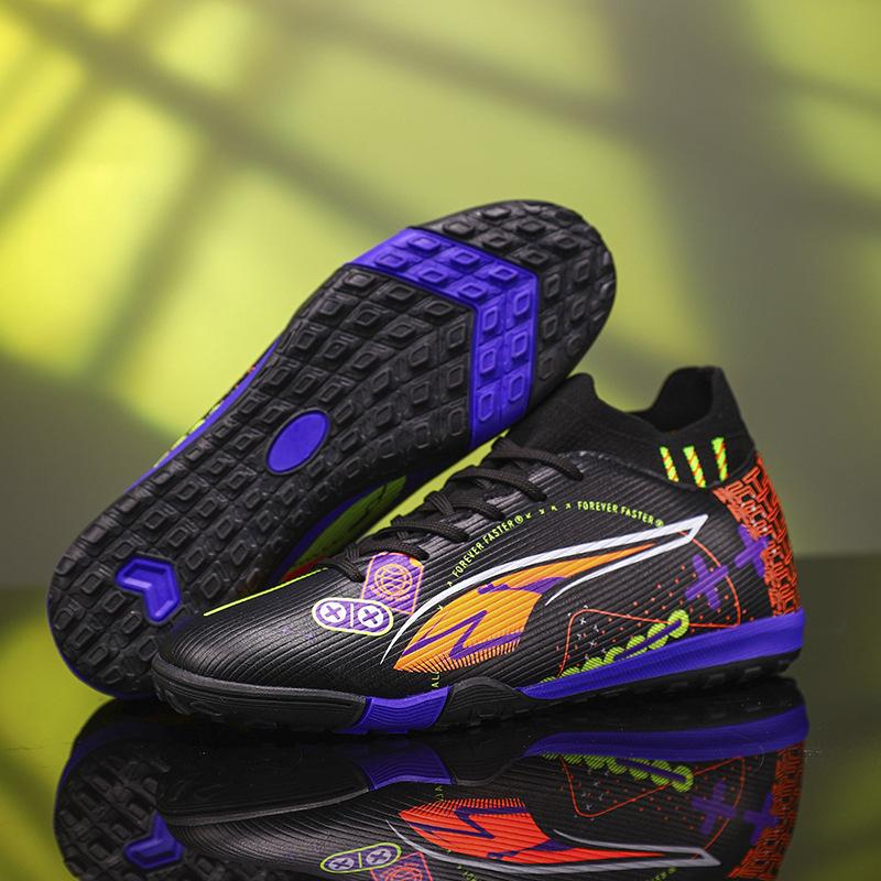 Low-top thorn 15 football shoes World Cup tf broken nails artificial turf AG nails leather foot training shoes for male and female students